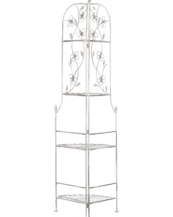 Hjørnereol BIELLA Metal 158 cm 35 cm Hvid