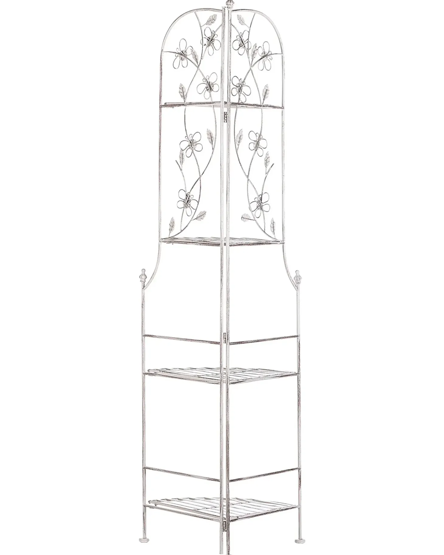 Hjørnereol BIELLA Metal 158 cm 35 cm Hvid