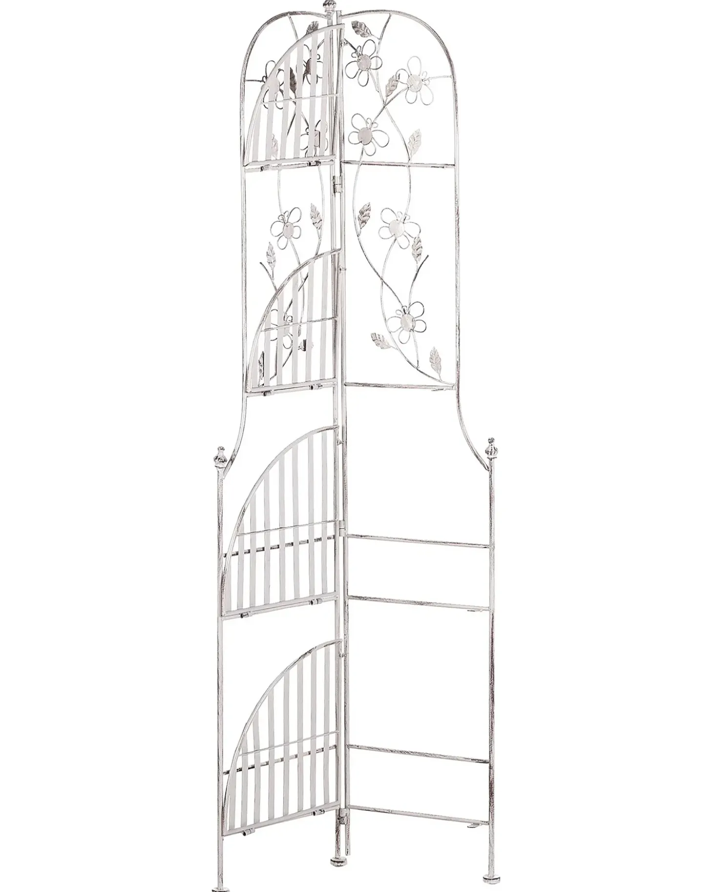 Hjørnereol BIELLA Metal 158 cm 35 cm Hvid