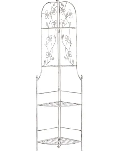 Hjørnereol BIELLA Metal 158 cm 35 cm Hvid