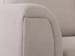 Hjørnesofa 4 personers OSLO Beige Venstrevendt
