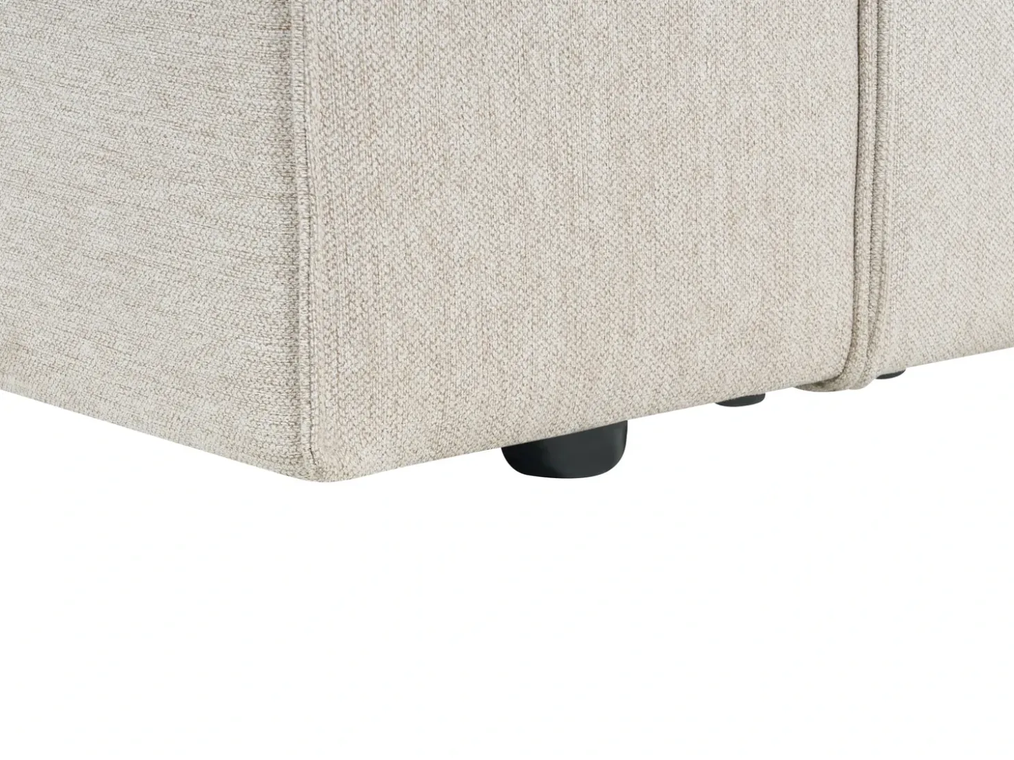 Hjørnesofa 2 personers VERNON Lys Beige Venstrevendt
