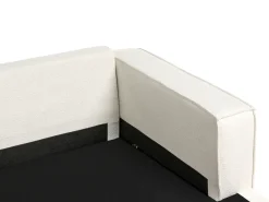 Hjørnesofa KOLDING Boucle Lys Beige Venstrevendt