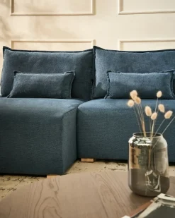 Hjørnesofa modul NERBO Blå Højrevendt