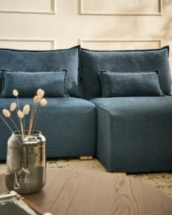 Hjørnesofa modul NERBO Blå Venstrevendt