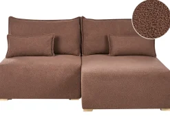Hjørnesofa modul NERBO Boucle Brun Venstrevendt