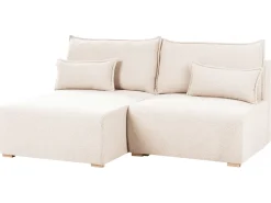 Hjørnesofa modul NERBO Boucle Beige Højrevendt