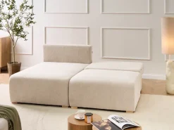 Hjørnesofa modul NERBO Boucle Beige Højrevendt