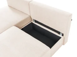 Hjørnesofa modul NERBO Boucle Beige Højrevendt