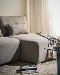 Hjørnesofa modul NERBO Grå Venstrevendt