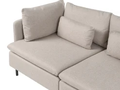Hjørnesofa modul 3 personers EGERIS Beige Venstrevendt
