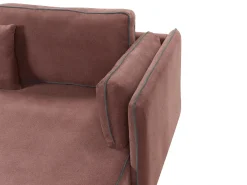Hjørnesofa 3 personers ALTAN Bordeaux Venstrevendt