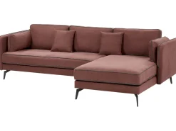 Hjørnesofa 3 personers ALTAN Bordeaux Venstrevendt