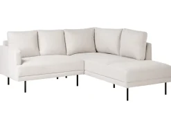 Hjørnesofa 4 personers BREDA Lys Beige Venstrevendt