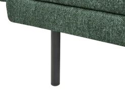 Hjørnesofa 4 personers BREDA Mørkegrøn Højrevendt