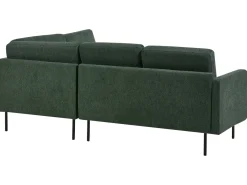 Hjørnesofa 4 personers BREDA Mørkegrøn Venstrevendt