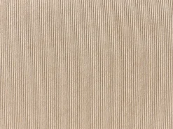 Hjørnesofa 3 personers DOLVA Fløjl Beige Venstrevendt