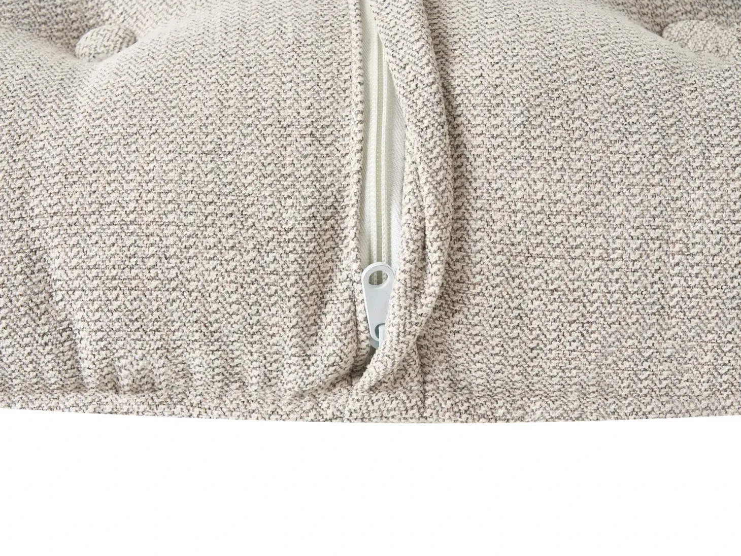 Hjørnesofa 3 personers DOLVA Lys Beige Højrevendt