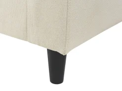 Hjørnesofa 3 personers ELVENES Lys Beige Venstrevendt