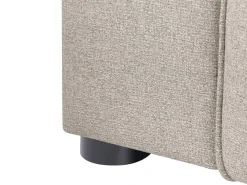 Hjørnesofa 3 personers FAABORG Beige Venstrevendt