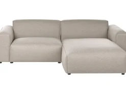 Hjørnesofa 3 personers FAABORG Beige Venstrevendt
