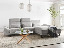 Hjørnesofa 4 personers IKAST Lysegrå Venstrevendt