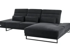 Hjørnesofa 4 personers IKAST Sort Venstrevendt