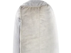 Hjørnesofa 4 personers KIRUNA Velour Lys Beige Højrevendt