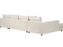 Hjørnesofa 5 personers LILVIKEN Lys Beige