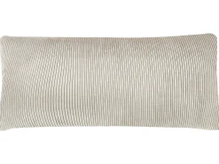 Hjørnesofa 4 personers LUNNER Fløjl Beige Venstrevendt