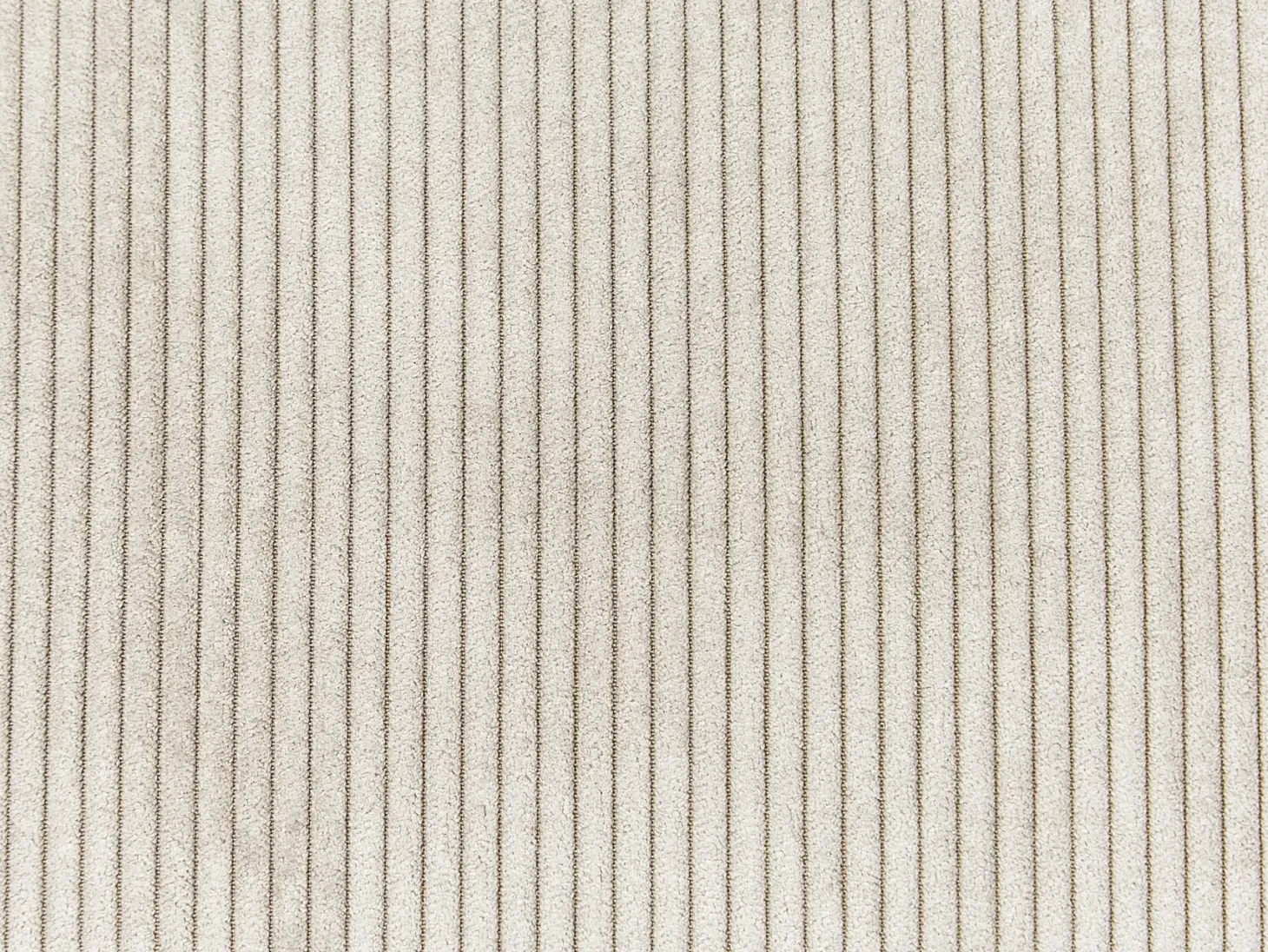 Hjørnesofa 4 personers LUNNER Fløjl Beige Venstrevendt