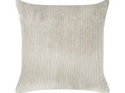 Hjørnesofa 4 personers LUNNER Fløjl Beige Venstrevendt