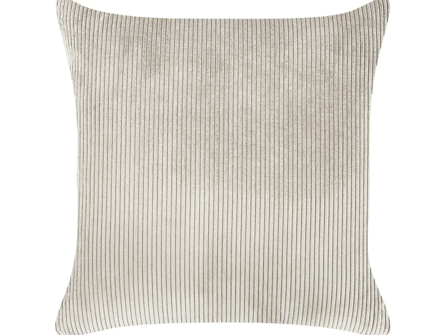 Hjørnesofa 4 personers LUNNER Fløjl Beige Venstrevendt