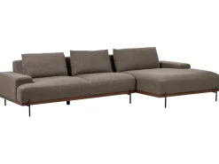 Hjørnesofa 4 personers MARIFERD Brun Venstrevendt