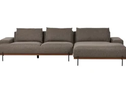 Hjørnesofa 4 personers MARIFERD Brun Venstrevendt