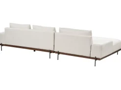 Hjørnesofa 4 personers MARIFERD Lys Beige Højrevendt