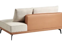 Hjørnesofa 3 personers MYKEN Lys Beige Højrevendt