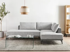 Hjørnesofa 3 personers MYKEN Lysegrå Venstrevendt