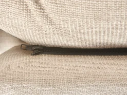 Hjørnesofa 3 personers SERSAN Chenille Beige Højrevendt