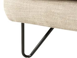 Hjørnesofa 3 personers SERSAN Chenille Beige Højrevendt
