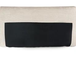 Hjørnesofa 4 personers SIGGARD Fløjl Lys Beige Venstrevendt