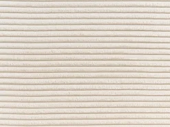 Hjørnesofa 4 personers SIGGARD Fløjl Lys Beige Venstrevendt