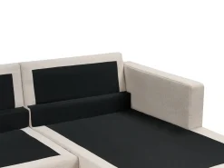 Hjørnesofa 4 personers SIGGARD Beige Venstrevendt