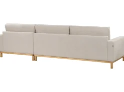 Hjørnesofa 4 personers SIGGARD Beige Venstrevendt