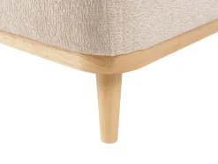 Hjørnesofa 3 personers SIMOS Chenille Beige Højrevendt