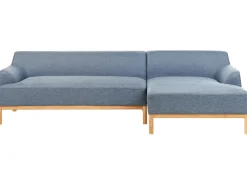 Hjørnesofa 3 personers SOSJO Blå Venstrevendt