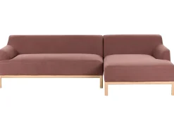 Hjørnesofa 3 personers SOSJO Bordeaux Venstrevendt