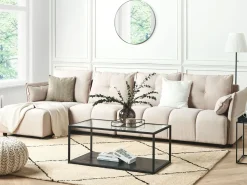 Hjørnesofa 4 personers TOMRA Beige Højrevendt