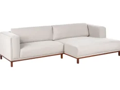 Hjørnesofa 4 personers VENG Lys Beige Venstrevendt