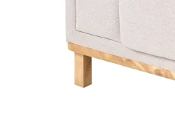 Hjørnesofa 5 personers VENG Lys Beige Venstrevendt